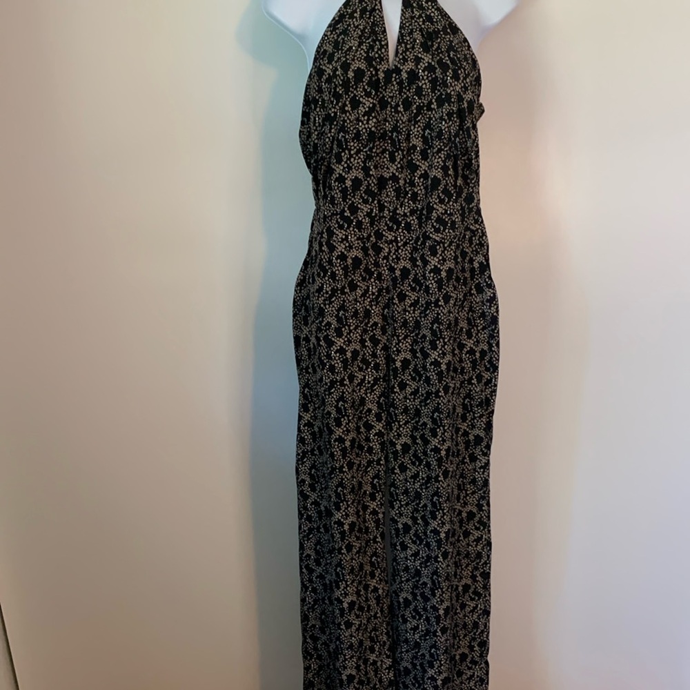 Banana Republic Pantsuit with Side Zip & Pockets Patterned Size 8